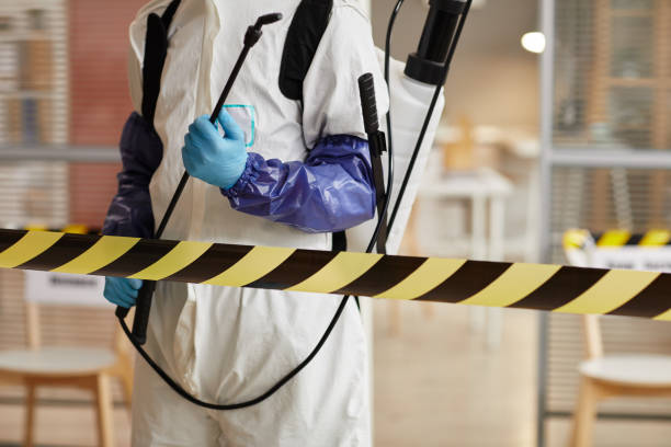Professional Biohazard Cleanup technician working in Lempster, NH